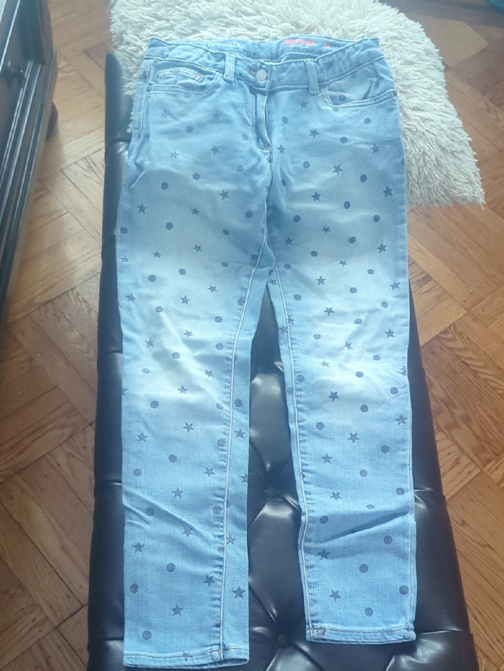 Crewcuts Light Blue Star & Dot Print Jeans
